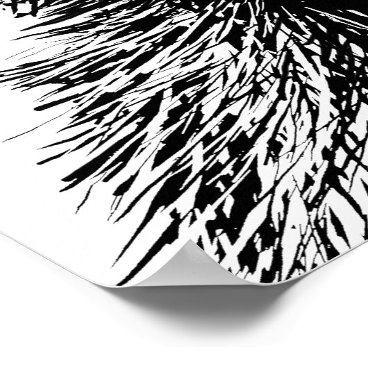 Emu – ペンとインク ポスター (角)