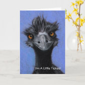 EMU: 私は少しカチカチ音をたてましたです: あなたのBIRHTDAYを忘れました カード (黄色い花)