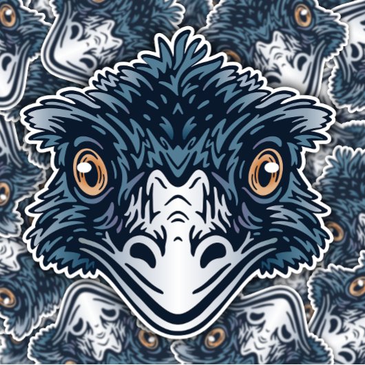 Emu Birdエキゾチックのステッカー |ダイカットのシール シール