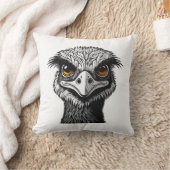 Emu bird head クッション (ブランケット)