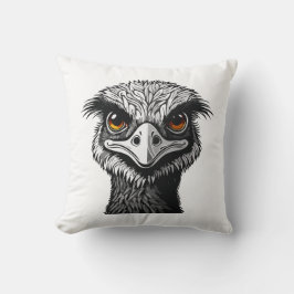 Emu bird head クッション