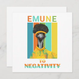 Emu Bird Pun -おもしろいネガティブな要素へのEmune