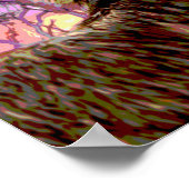 Emu Courtship水彩画ポスター ポスター (角)