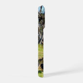 Emu Parents Taking Chicks For Walk, iPhoneケース (右側面)