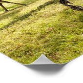 Emu With Chicks Neighbor Watch、ポスター ポスター (角)