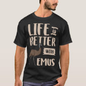Emus Costume  Australia Ostrich Bird Tシャツ (正面)