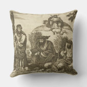 Enに占い師に相談している中国のな商人 クッション (裏面)