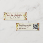 EnのLaのLumiereのラベルの2012年9月の名刺 スキニー名刺 (正面/裏面)