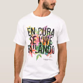 EnキューバSe Vive Bailando MenのTシャツ Tシャツ (正面)
