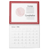 Enスペイン – メキシコサッカーボール写真フレーム カレンダー (1月 2026)