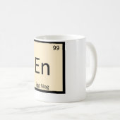 En -エッグノッグ化学周期表の記号 コーヒーマグカップ (正面右)