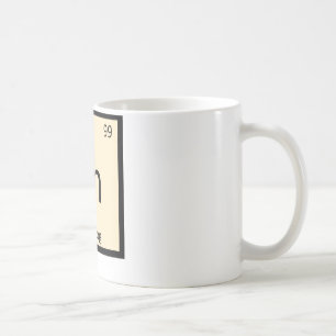 En -エッグノッグ化学周期表の記号 コーヒーマグカップ
