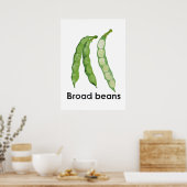 En – 広い豆 ポスター (キッチン)