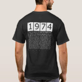 EN 1974 Tシャツ (裏面)