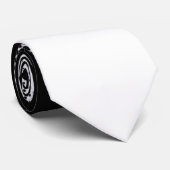 en blanco y negro con lunares ネクタイ (ロール)