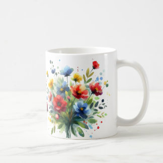 En bukett vilda blommor コーヒーマグカップ