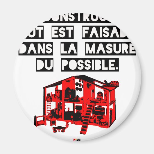 En Construction tout est faisable Dans la Masure マグネット (正面)