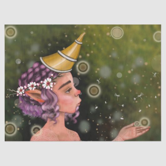 En el bosque, papel de seda 薄葉紙 (正面)