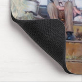 En el pajar/No palleiro/納屋 マウスパッド (コーナー)