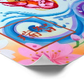 En: Elegant Calligraphy  Art260010122 ポスター (角)