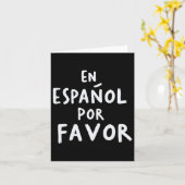 En Espanol Por Favor Spanish Teacher 1  カード (黄色い花)