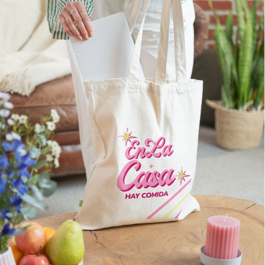 En La Casa Hay Comida Tote Bag | Funny Latina Mom  トートバッグ