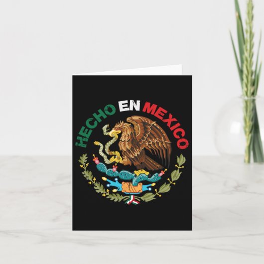 En Mexico Eagle Mexican Independence Day男性女性 カード (正面)