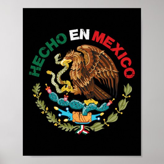 En Mexico Eagle Mexican Independence Day男性女性 ポスター (正面)