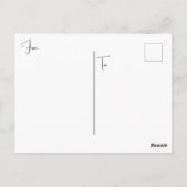 「EN POINTE美しい」ポストカード ポストカード (裏面)