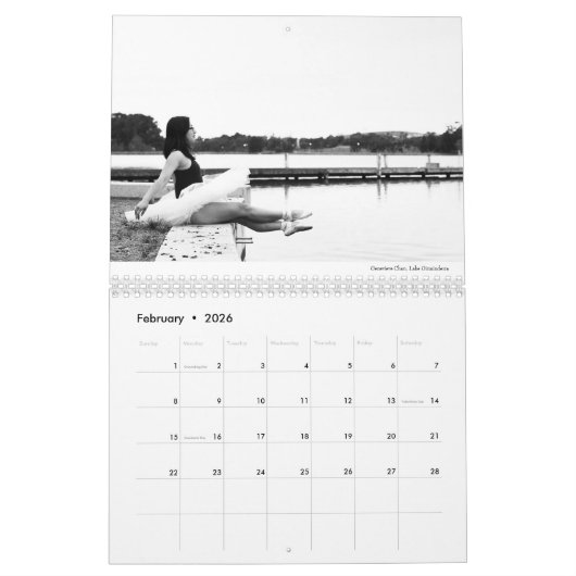 En Pointe カレンダー (2月 2026)