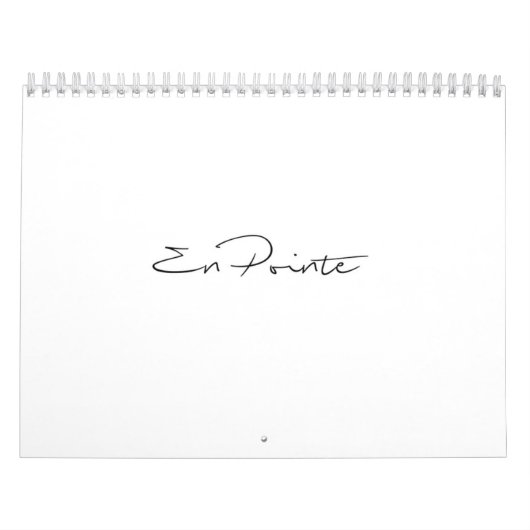 En Pointe カレンダー (カバー)