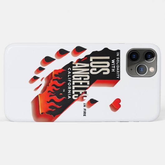 EN SOLIDARIDAD CON LOS ANGELES CALIFORNIA Case-Mate iPhoneケース (裏面(横))