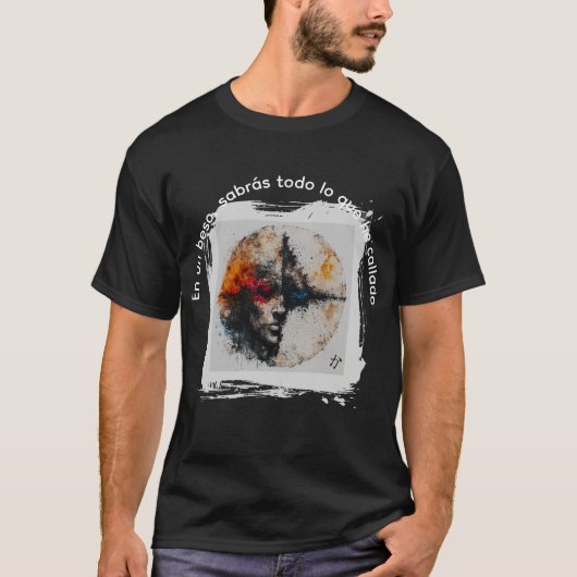 En un beso, sabrás todo lo que he callado tシャツ (正面)