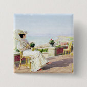 En Vacance 缶バッジ (正面)