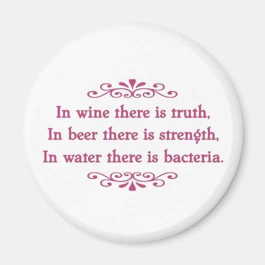 En Vino VERITAS -cf マグネット (正面)