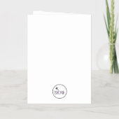 Enabling True Life - Watercolour Foil Love Card  箔グリーティングカード (裏面)