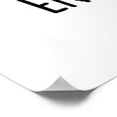 Enamel Activist Funny Dental Tooth Pun  ポスター (角)