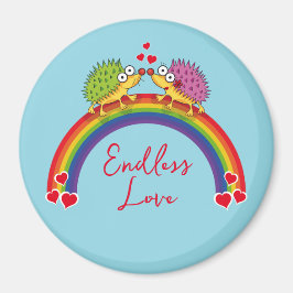 Enamorados de los erizos de Lindos. Erizo, マグネット