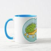 Enamorados de los erizos de Lindos. Erizo, erizo マグカップ (左)
