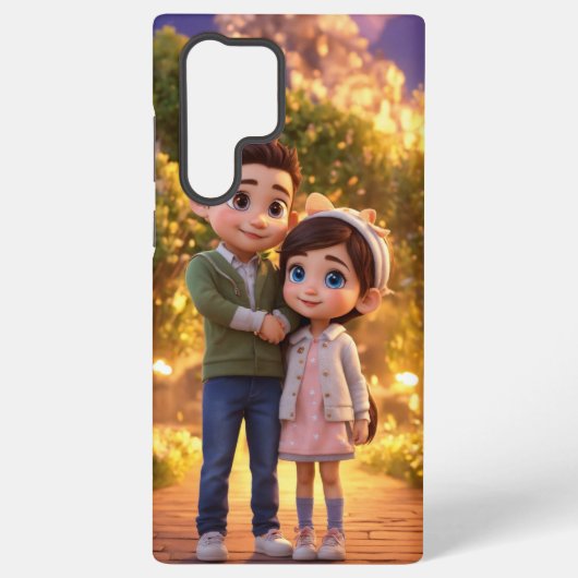 Enaringベビーの電話カバー Samsung Galaxyケース (裏面)