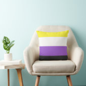 Enby (非バイナリプライド)フラグ クッション (椅子)