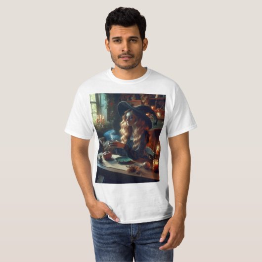 Encantadora Bruja y su Pócima Misteriosa Tシャツ (正面フル)