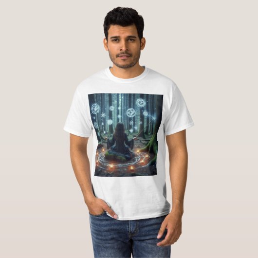 Encantamientos de Luz: Magia Blanca Tシャツ (正面フル)