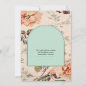 Encanto Floral Vintage 招待状 (裏面)