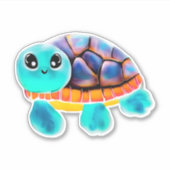 Encaustic絵を描のカメのコピー シール (正面)