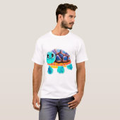 Encaustic painting turtle Copy Tシャツ (正面フル)