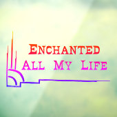 Enchanted All My Life WINDOW CLING studio miiri ウィンドウサイン (シート3)