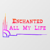 Enchanted All My Life WINDOW CLING studio miiri ウィンドウサイン (シート)