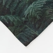 Enchanted Ancient Forest | Misty Woodland Sunlight フリースブランケット (角)