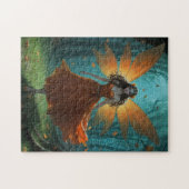 Enchanted Autumn Fairy Thanksgiving Fantasy Art ジグソーパズル (横)